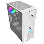 Carcasa Aqirys Canopus Midi Tower White  TECHNICAL DATA Case type: Midi Tower Materials: Tempered Glass (left side panel), 0.6 mm SPCC steel, ABS M/B support: Mini-ITX, Micro-ATX, ATX PSU support: ATX, 175 mm maximum length (bottom installation) VGA support: 330 mm maximum length CPU cooler support