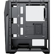 Carcasa Aqirys Canopus Midi Tower Black  TECHNICAL DATA Case type: Midi Tower Materials: Tempered Glass (left side panel), 0.6 mm SPCC steel, ABS M/B support: Mini-ITX, Micro-ATX, ATX PSU support: ATX, 175 mm maximum length (bottom installation) VGA support: 330 mm maximum length CPU cooler support