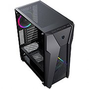 Carcasa Aqirys Canopus Midi Tower Black  TECHNICAL DATA Case type: Midi Tower Materials: Tempered Glass (left side panel), 0.6 mm SPCC steel, ABS M/B support: Mini-ITX, Micro-ATX, ATX PSU support: ATX, 175 mm maximum length (bottom installation) VGA support: 330 mm maximum length CPU cooler support