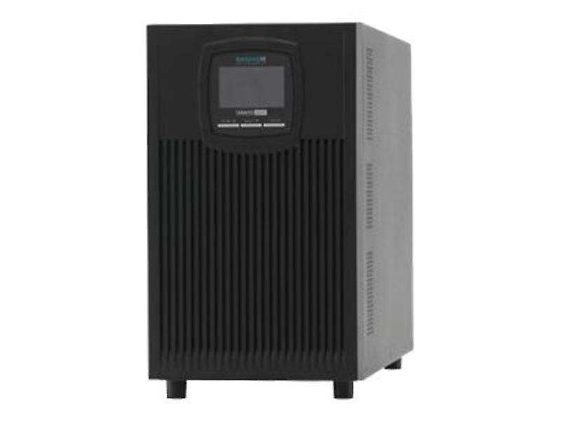 UPS Online USV XANTO 3000, 3 kVA, 3000 W, on-line double-conversion, 6x C13, 1x C19, 1x USB, 12 V 9 Ah Tower, Negru