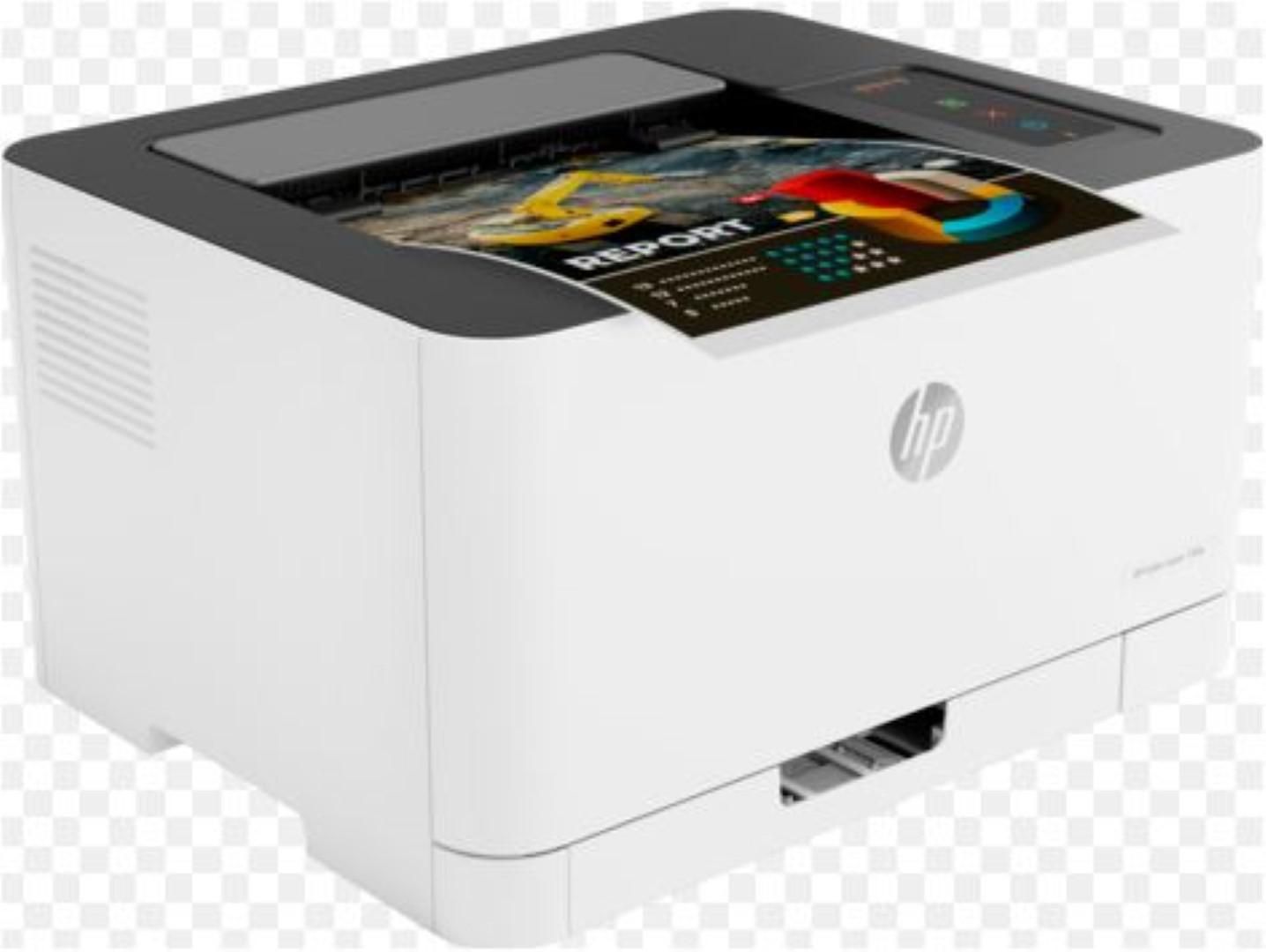 Imprimanta laser color HP 150nw, A4, USB 2.0, Wi-Fi, 18 ppm negru, 4 ppm color