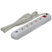 PRELUNGITOR SPACER, Schuko x 5, conectare prin Schuko (T), USB x 2, cablu 3 m, 16 A, max. 3500W, protectie supratensiune, alb,  PP-5-30 USB /45505960 (include TV 0.8lei)