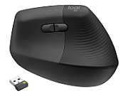 Logitech Wireless Mouse Lift left f.business Ergonomic blac