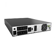 UPS nJoy UPCMCOP930HASCG01B, 3000 VA, 2700 W, cu management, on-line, 8x C13, 11 minute (50% sarcina), LCD, Tower/Rack 2U, Negru