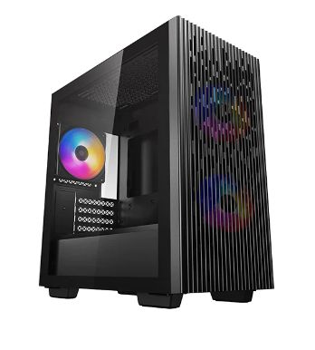 CARCASA DEEPCOOL Mini Tower mATX,  MATREXX 40 3FS , fara sursa, sticla securizata, 3 x ventilator, USB 2.0 x 1 | USB 3.0 x 1 | Jack 3.5mm x 1, mesh pt. filtrare praf,  DP-MATX-MATREXX40-3FS