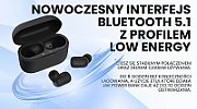 Savio TWS-09 IPX5 headphones/headset Wireless In-ear Music Bluetooth Black