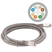 Alantec KKS6SZA5.0 networking cable 5 m Cat6 F/UTP (FTP) Gray