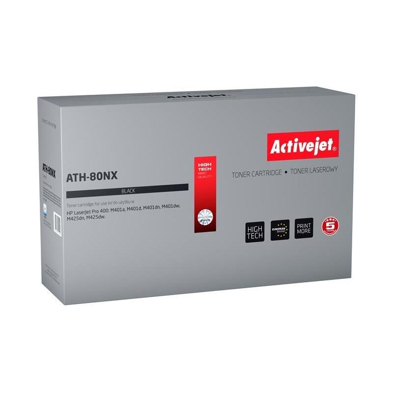Activejet ATH-80NX toner for HP printer HP 80X CF280X replacement Supreme 6900 pages black
