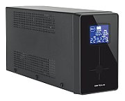 UPS Serioux SRXU-LCD2000LI, 2 kVA, 1200 W, cu management, line-interactive, 4x Schuko, 1x RJ45, 1x USB, 12 V 9 Ah 5 minute (50% sarcina), Tower, Negru
