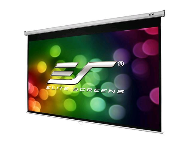 Ecran proiectie manual, perete/tavan, 332 X 186.7 cm, Elitescreens M150XWH2 , Format 16:9