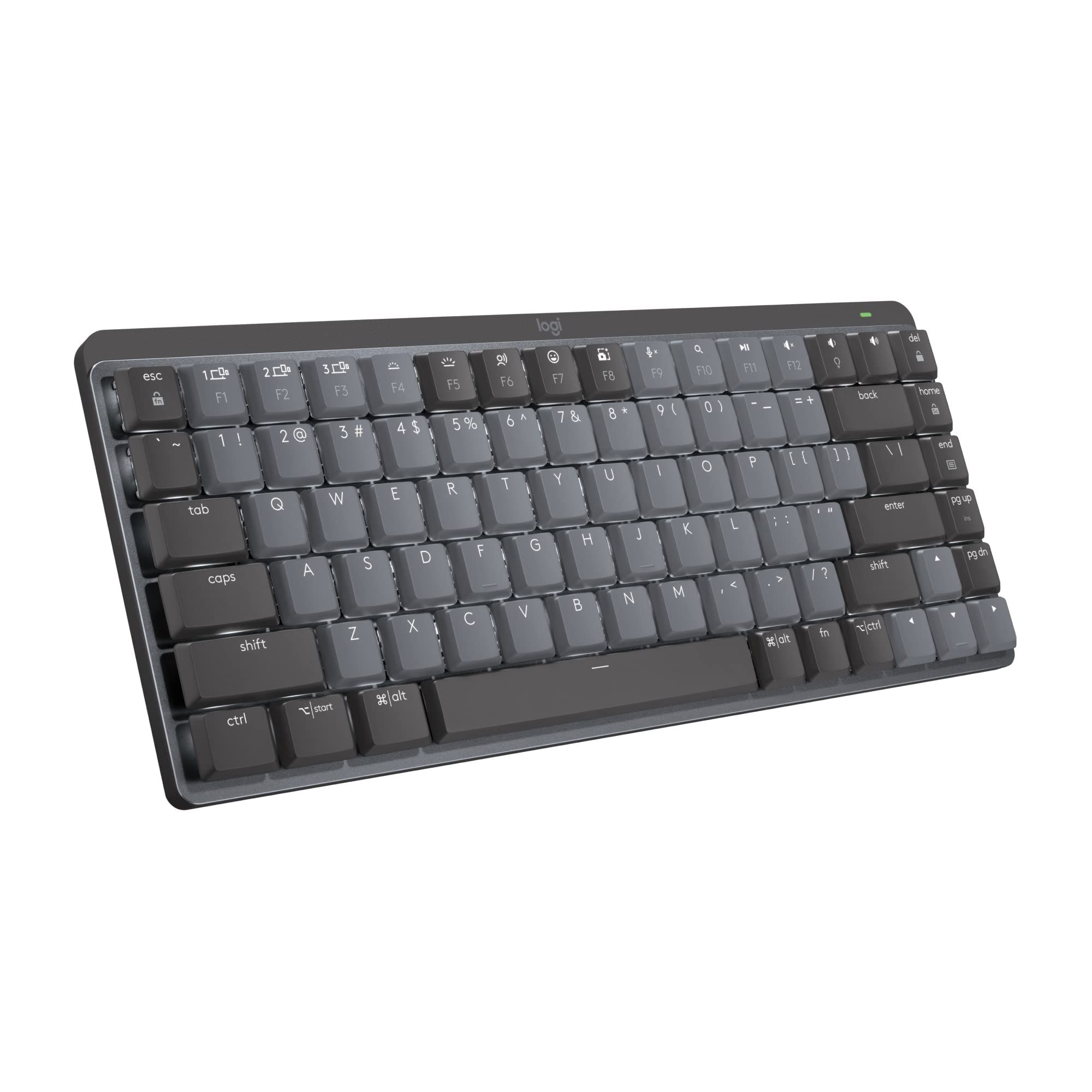 LOGITECH MX Mechanical Mini Minimalist Wireless Illuminated Keyboard  - GRAPHITE - US INT'L - 2.4GHZ/BT - EMEA - TACTILE