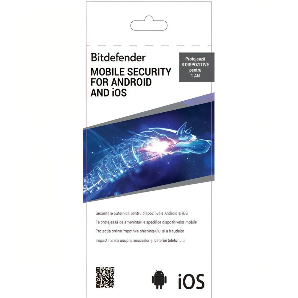 SW RET MOBILE SECURITY/1Y 3PC BITDEFENDER