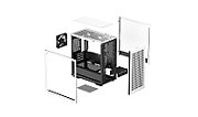 CARCASA DEEPCOOL, Middle Tower, ATX,  CH370 WH , fara sursa, sticla securizata, 1 x 120mm fan, USB 3.0 x 2, Jack 3.5mm x 1,  white,  R-CH510-WHNNE1-G-1