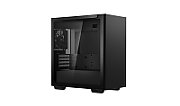 CARCASA DEEPCOOL, Middle Tower, ATX,  MACUBE 110 ., fara sursa, sticla securizata, 1 x fan, USB 3.0 x 2, Jack 3.5mm, mesh ,  R-MACUBE110-BKNGM1N-G-1