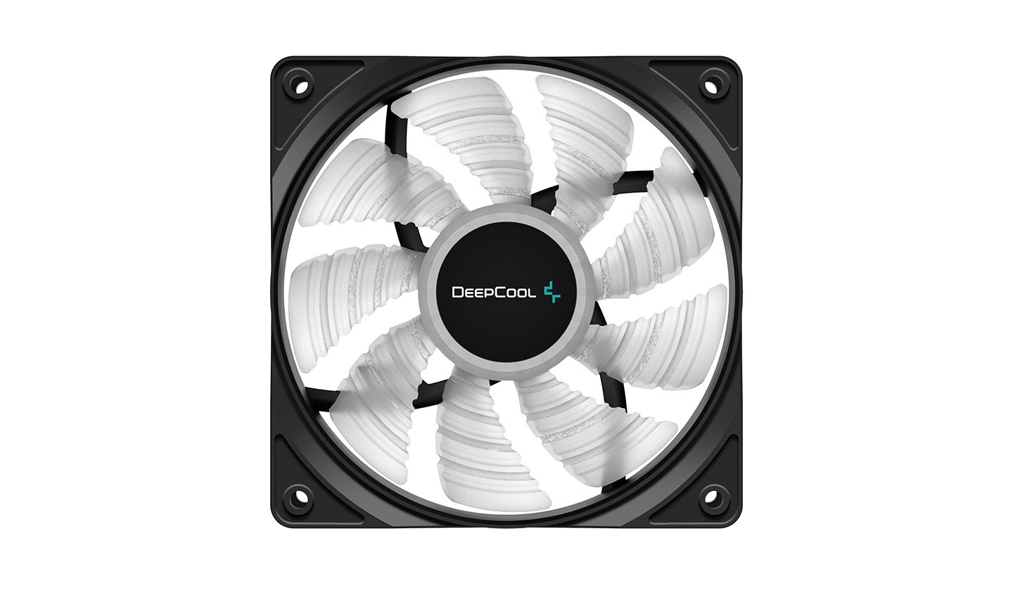 Ventilator Deepcool DP-FLED-RF120-RD ,120 x 120 x 25 mm ,1300 RPM ,Negru + Alb ,LED rosu