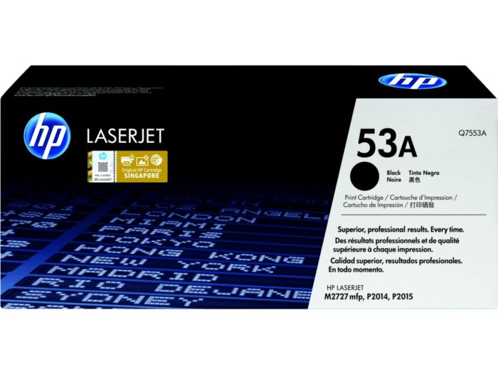Cartus toner HP Q7553A ,Negru ,3000 pagini ,Original (53A)