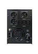 UPS Gembird EG-UPS-036, 3000 VA, 1800 W, cu management, line-interactive, 3x Schuko, 3x C13, 1x C14, 12V 7Ah Sealed Lead-acid, LCD, Tower, Negru