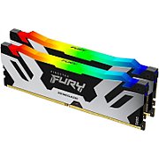 Memorie Kingston FURY Renegade 32 GB DDR5 6400 MHz CL32, kit 2 x 16 GB, XMP 3.0, Negru-argintiu, RGB