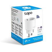 PRIZA inteligenta TP-LINK design compact, Schuko x 1, cu monitorizarea energiei, conectare prin Schuko (T), 16 A, programare prin smartphone, Bluetooth, WiFi, alb  Tapo P115(1-pack)  (include TV 0.18lei)
