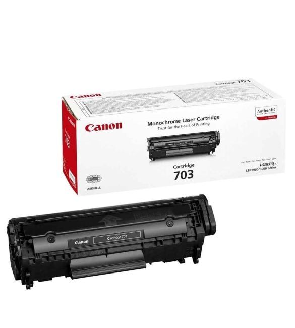 Cartus toner Canon 7616A005AA ,Negru ,2 000 pagini ,Original (CRG703)