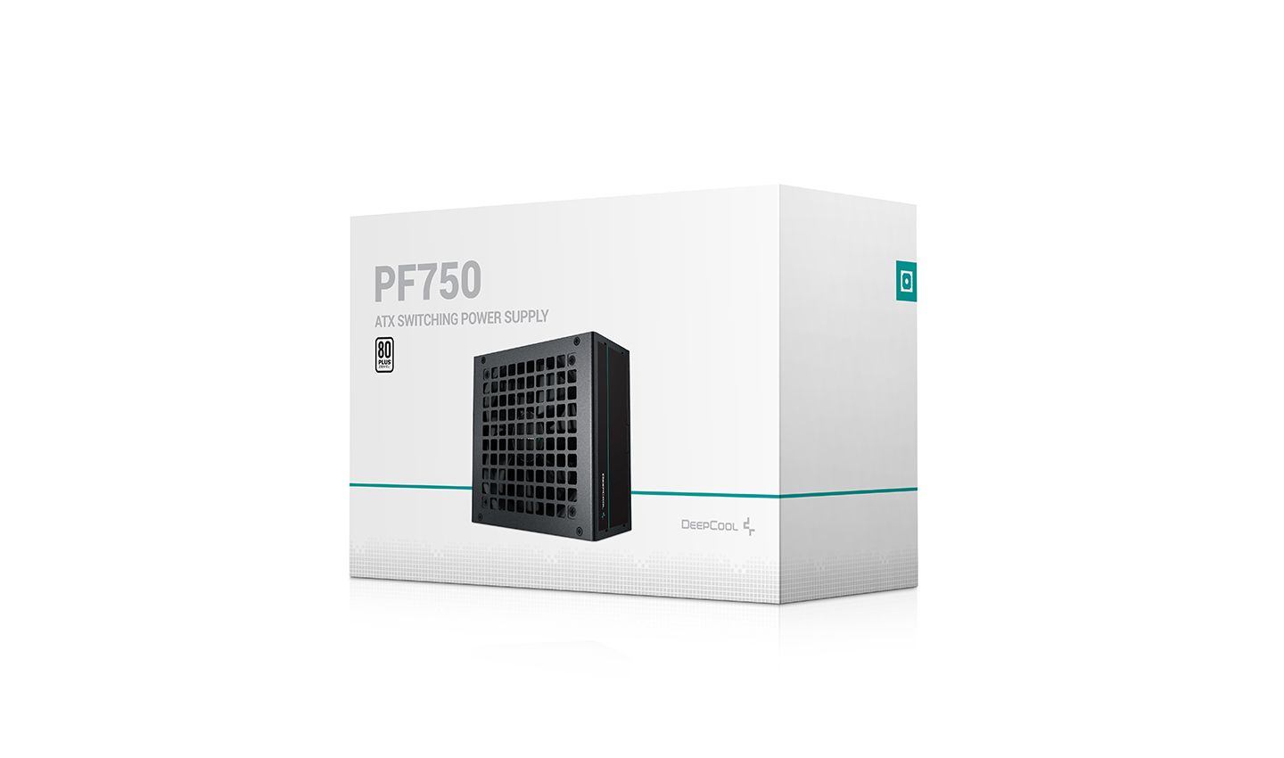 SURSA DeepCool PF750D, 750W (real), 120mm silent fan, 80 PLUS White, 4x PCI-E (6+2), 6x S-ATA  PF700   R-PF750D-HA0B-EU   (include TV 1.75lei)