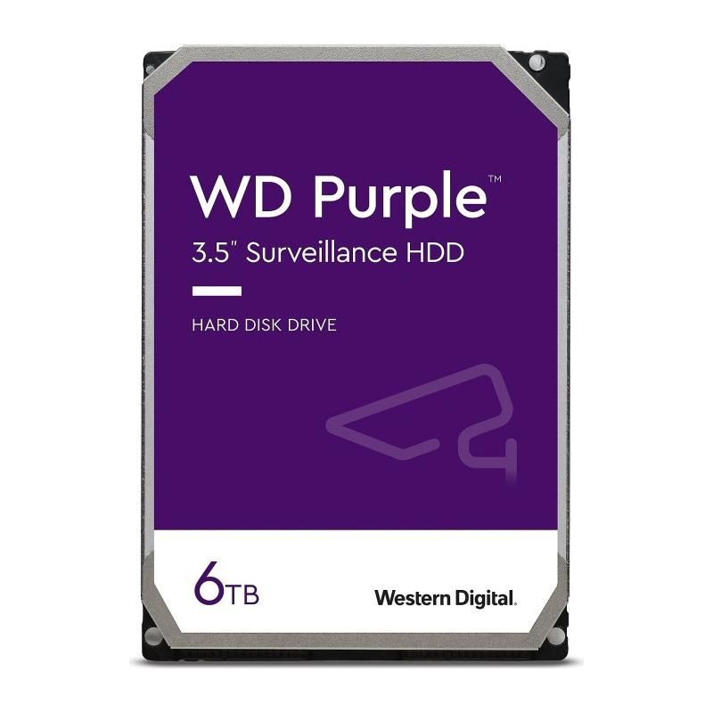 WD Purple 8.9cm (3.5 ) 6TB SATA3 5400 256MB WD64PURZ intern