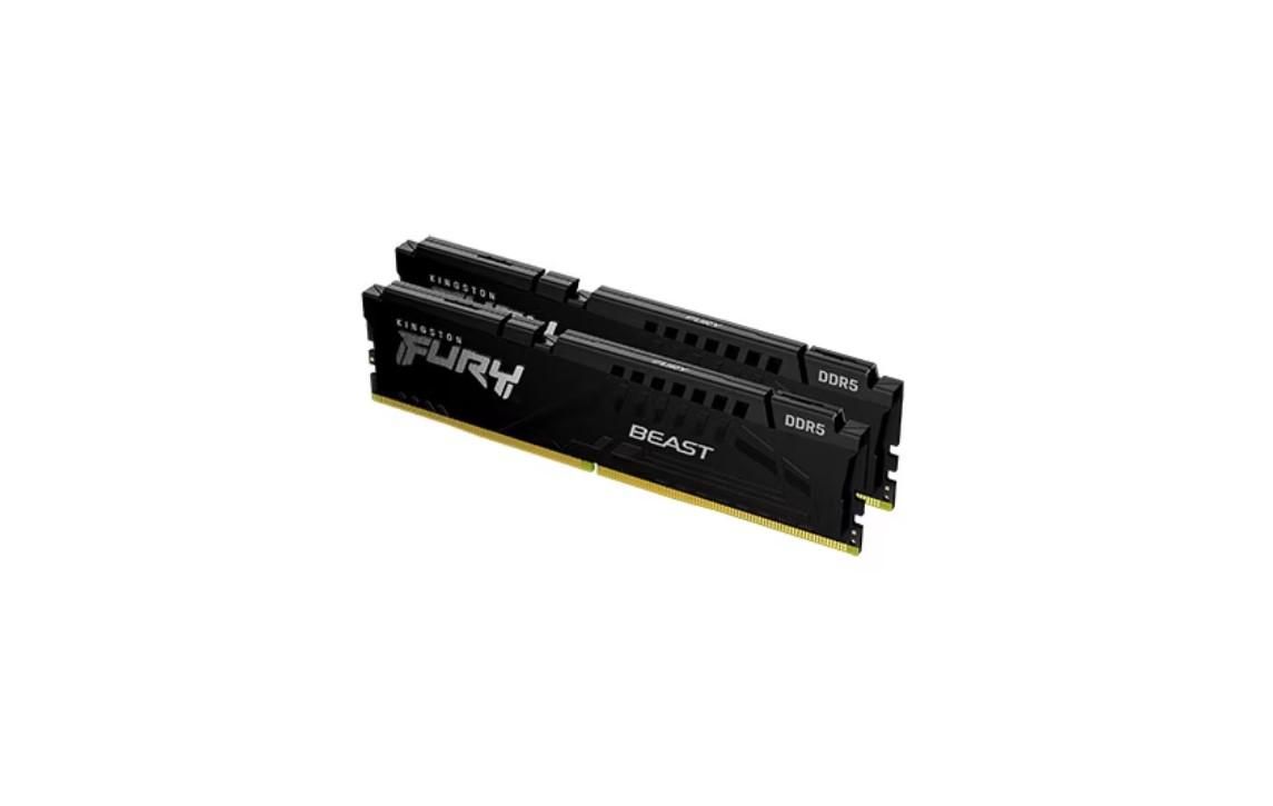 Memorie Kingston FURY Beast 32 GB DDR5 5600 MHz CL36, kit 2 x 16 GB, XMP 3.0 / EXPO, Negru