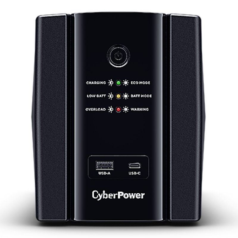 UPS Cyber Power UT2200EG, 2200 VA, 1320 W, cu management, line-interactive, 4x Schuko, 1x RJ45, 1x USB, 12.0V/9.0Ah LED, Tower, Negru