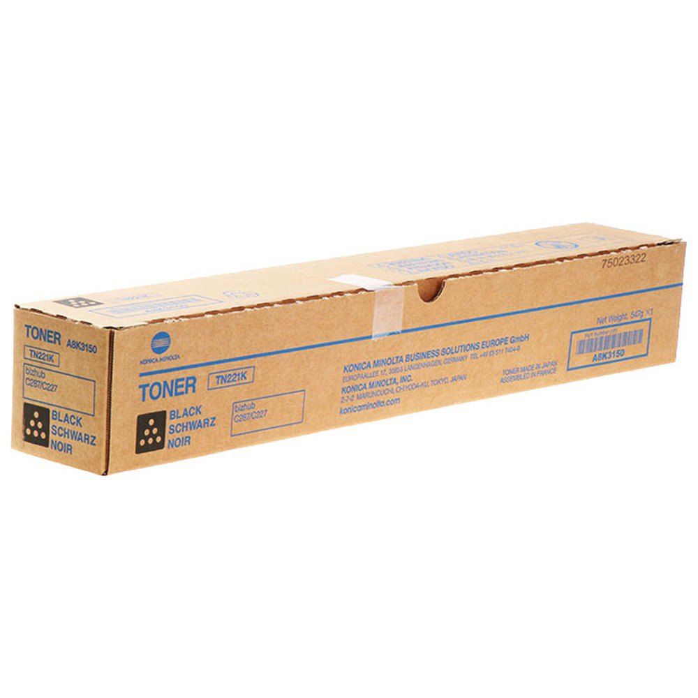 Cartus toner Konica Minolta A8K3150 ,Negru ,24 000 pagini ,Original (TN-221K)