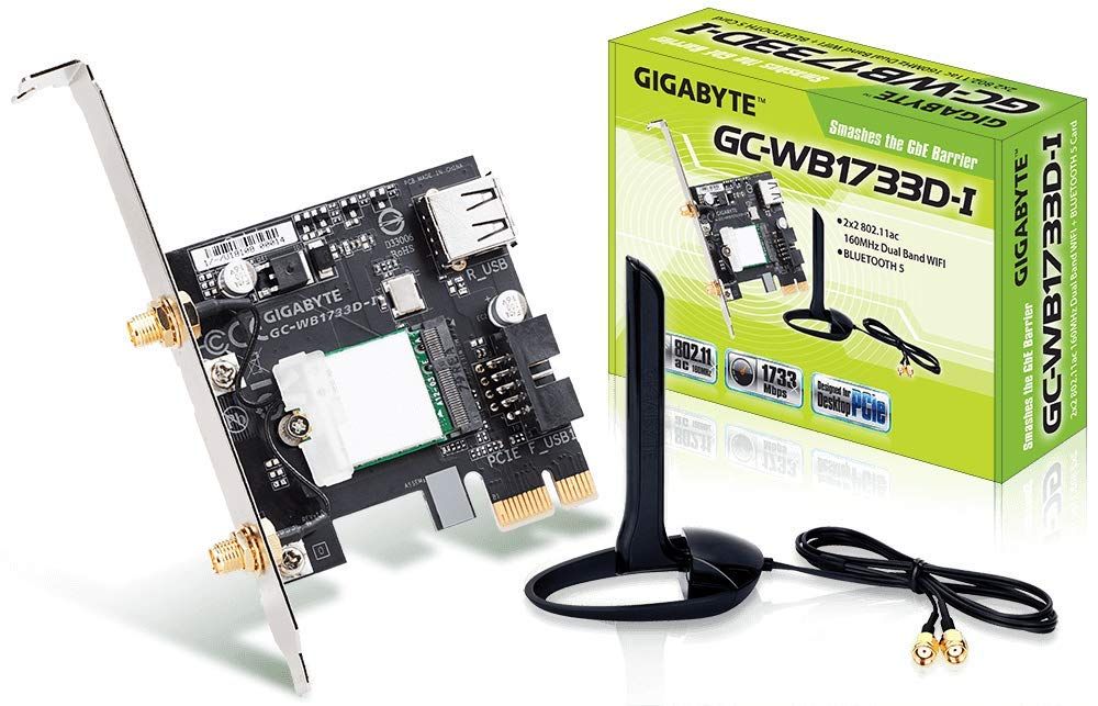 GIGA GC-WB1733D-I WLAN-AC & Bluetooth 5.0 (PCIe x1)