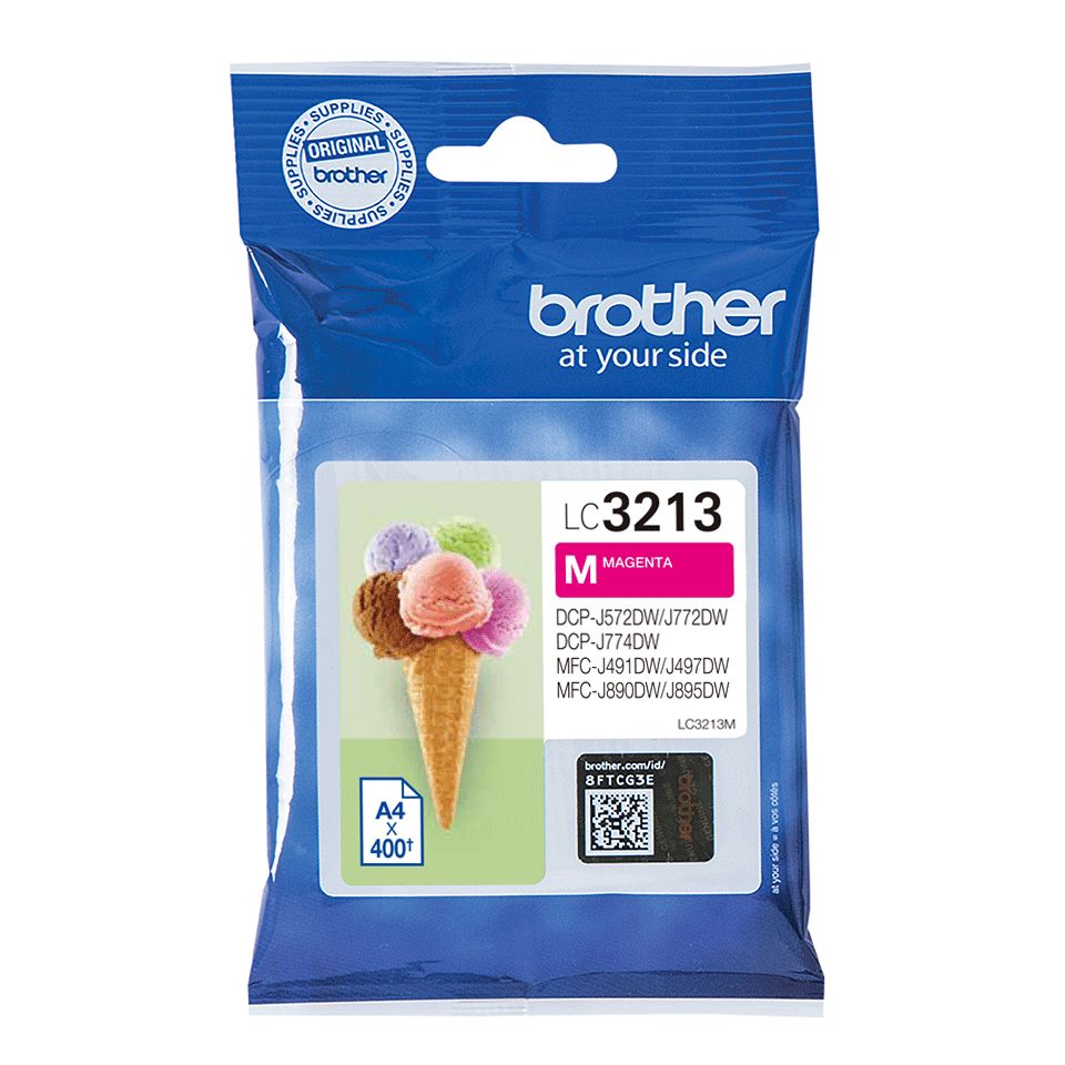 Cartus cerneala Brother LC3213M ,Magenta ,10 ml ,Original (LC3213M)