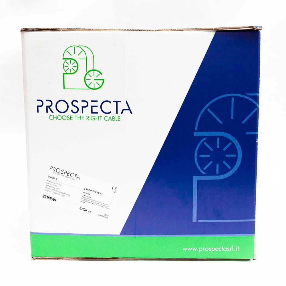 Cablu UTP CAT 6E 4x2xAWG24, cupru 100%, cod: H0160/W, pentru retelistica ( pana la 250MHz), numar perechi: 4 twisted, diametrul conductorului: 0.51 mm, material PVC, culoare gri, diametru exterior: 5.7mm, Conductor Loop Resistance Ohm/km: 178, Mutual Capacity C1 pF/m: 49, Voltage Rating Uo/U