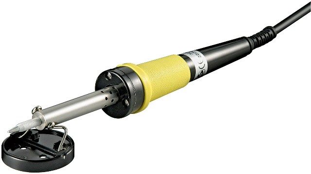 Soldering hammer 60W
- cable length 1.3m
- maximum temperature: 475°C
- can also be used for pewter without lead
Packaging: blister 1 pc.
