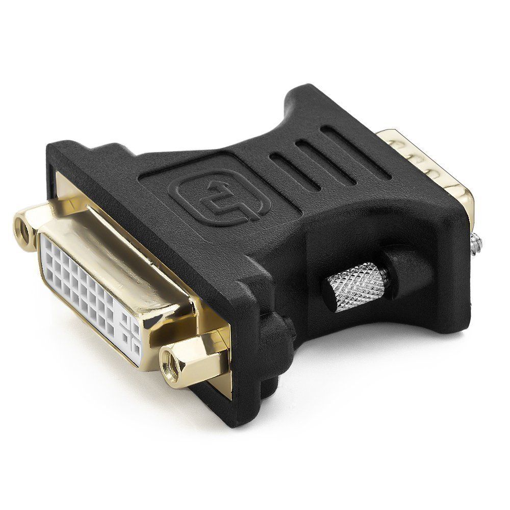 DVI adapter (24+5) female to VGA male
Packaging: bulk 1 pc.