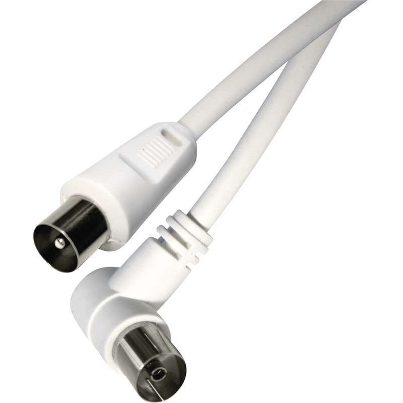 Coaxial cable 3C-2V 2.5m male coax to female coax 90°
- double screened
- shielding &gt 75dB
Packaging: bulk 1 pc.