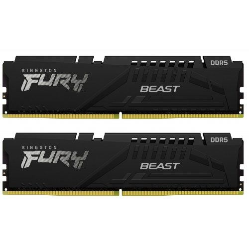 DDR5 64GB PC 6000 CL36 Kingston KIT (2x32GB) FURY Beast Bla retail