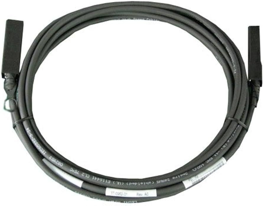 Dell Networking, Cable, SFP+ to SFP+, 10GbE, Copper Twinax Direct Attach Cable, 3 Meter,CusKit, 470-AAVJ