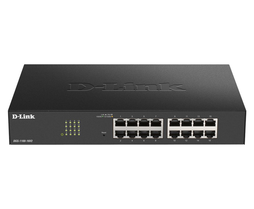 Switch D-Link DGS-1100-24PV2/E, 24 porturi 10 / 100 / 1000 MBs