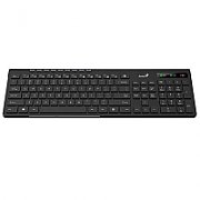 TASTATURA GENIUS wireless, multimedia, 104 taste + 12 taste multimedia, design ergonomic, USB, negru,  SlimStar 7230   31310021400   (timbru verde 0.8 lei)