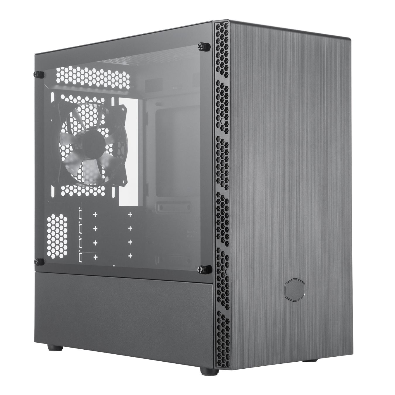 CARCASE Cooler Master MasterBox MB400L w/o ODD TG, U3*2+ Audio single jack,w/rear fan, TG,  MCB-B400L-KGNN-S00  (timbru verde 0.08 lei)