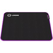 Lorgar Main 313, Gaming mouse pad, High-speed surface, Purple anti-slip rubber base, size: 360mm x 300mm x 3mm, weight 0.195kg