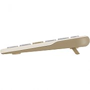 Tastatura wireless ASUS KW100, Culoare: Oat Milk, Greutate: 0.374 ASUS Marshmallow Keyboard KW100 este o tastatura wireless compacta, ultrasubtire, cu un design minimalist.Este compatibila cu dispozitivele Windows, ChromeOS, MacOS, iOS si iPadOS, tastatura ASUS Marshmallow KW100 ofera o