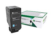 Cartus toner Lexmark 75B20C0 ,Albastru ,10 000 pagini ,Original (75B20C0)
