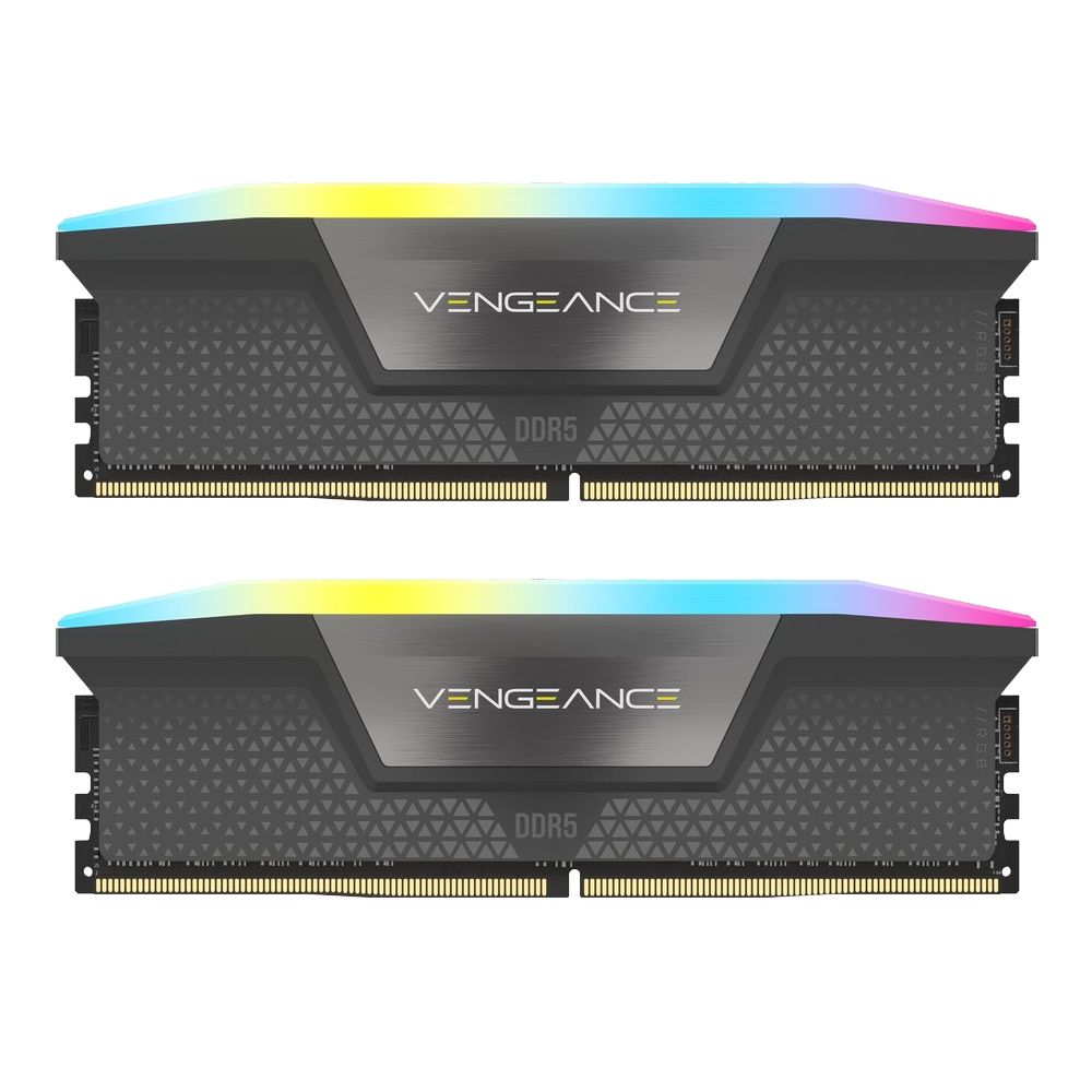 Memorie Corsair Vengeance 32 GB DDR5 6000 MHz CL36, kit 2 x 16 GB, XMP 3.0 / EXPO, Gri, RGB