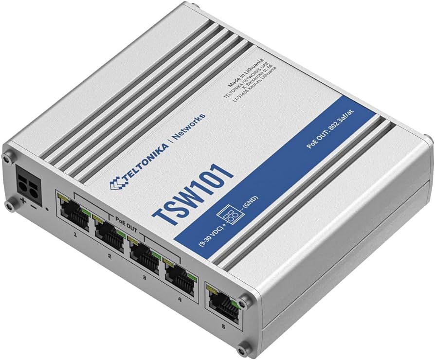 Switch Teletonika TSW101, 5 porturi 10/100/1000 Mbps
