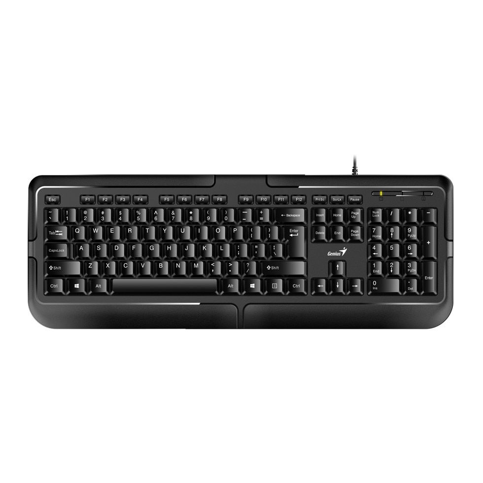 Tastatura Genius KB-118 cu fir, 104 taste, negru