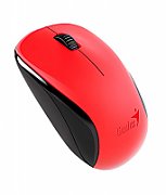 Mouse Genius NX-7000 wireless, PC sau NB, wireless, 2.4GHz, optic, 1200 dpi, butoane/scroll 3/1, rosu