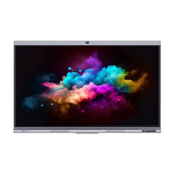 Prestigio Solutions MultiBoard (Monoblock) 75'' Light+Series: UHD(4K) 3840x2160, OS Android 11, PC: A311D2 chipset (CPU Cortex A73 Quad Core+Cortex A53 Quad Core)/8GB RAM/64GB eMMC, IR 40TP, Cam 2MP, 8-mic array, Speaker 15Wx2&15W sub, 7 writing pen