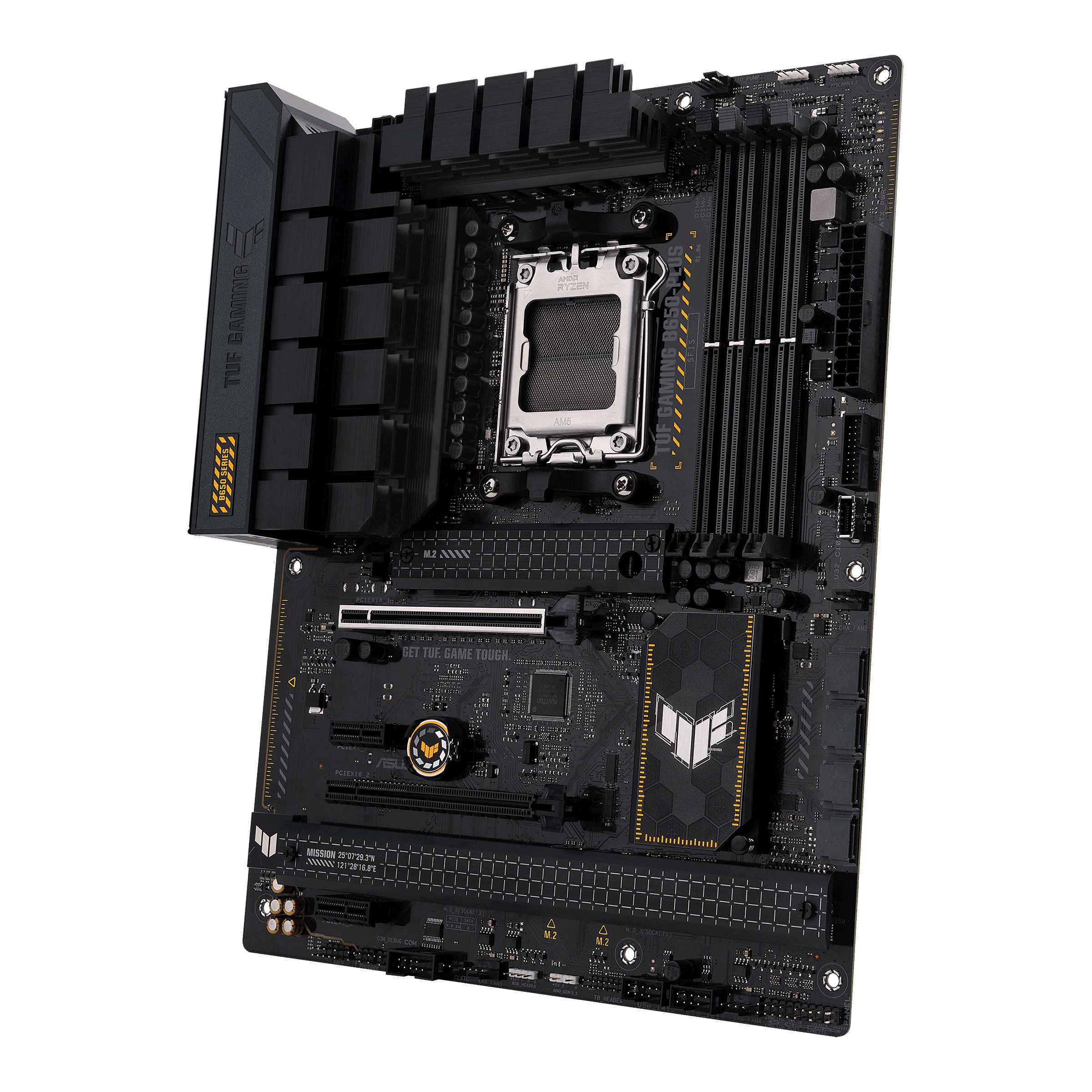 Placa de baza ASUS TUF GAMING B650-PLUS, socket AM5, 4x DDR5 UDIMM, 4x SATA, 3x NVMe, 12x USB-A, 3x USB-C, ATX