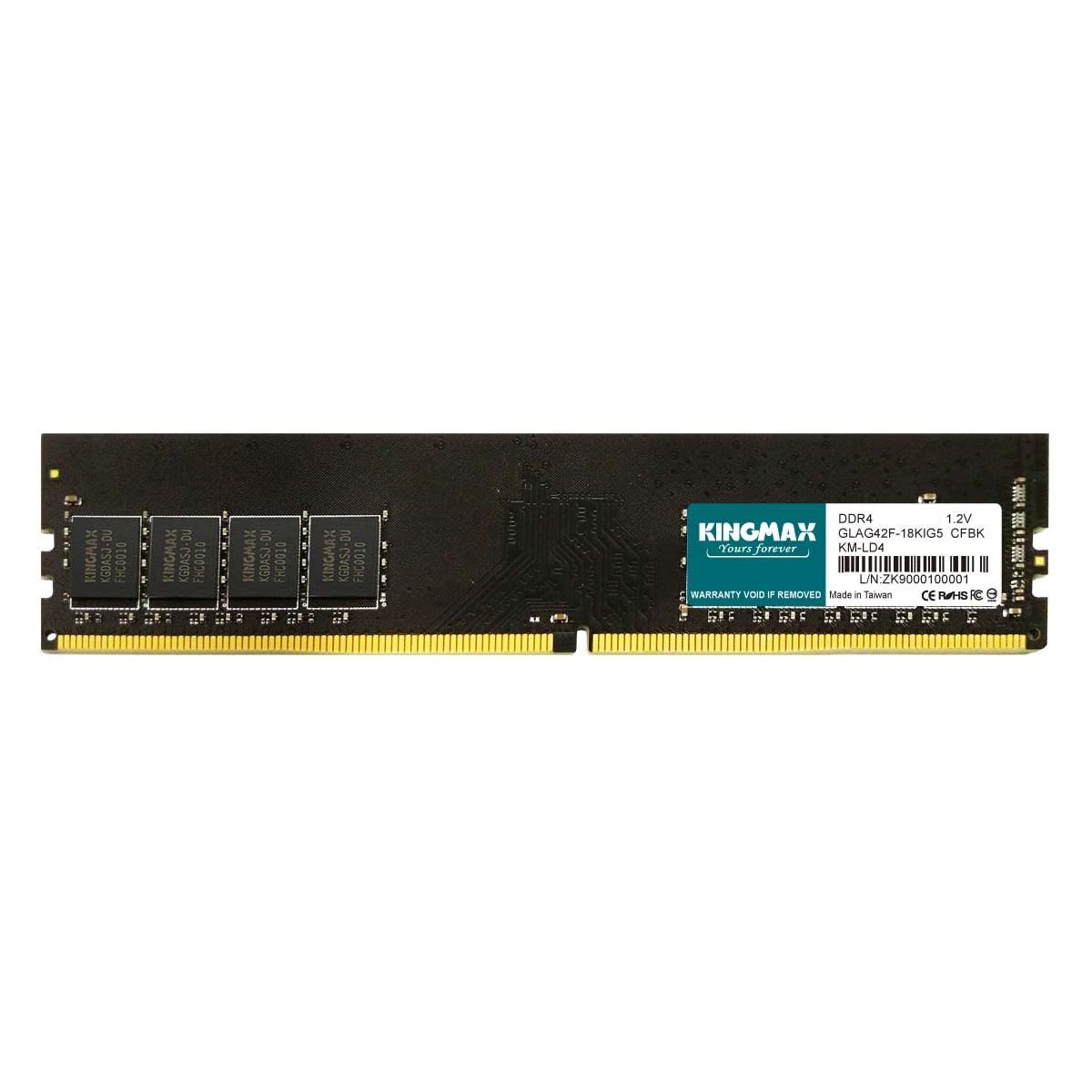Memorie Kingmax 8 GB DDR4 3200 MHz CL22, Negru